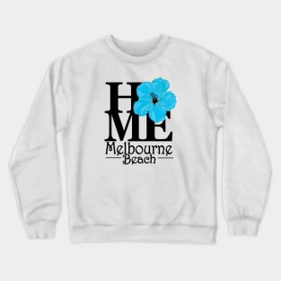 HOME Melbourne Beach Blue Hibiscus Crewneck Sweatshirt